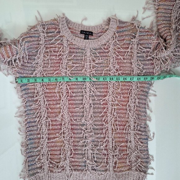 Tribal Multicolour Fringe Sweater - Picture 6 of 10